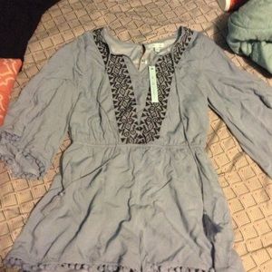 Blue romper